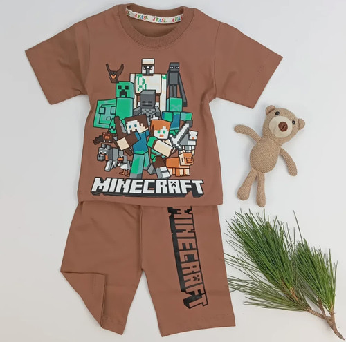 تیشرت شلوارک ماین کرافت